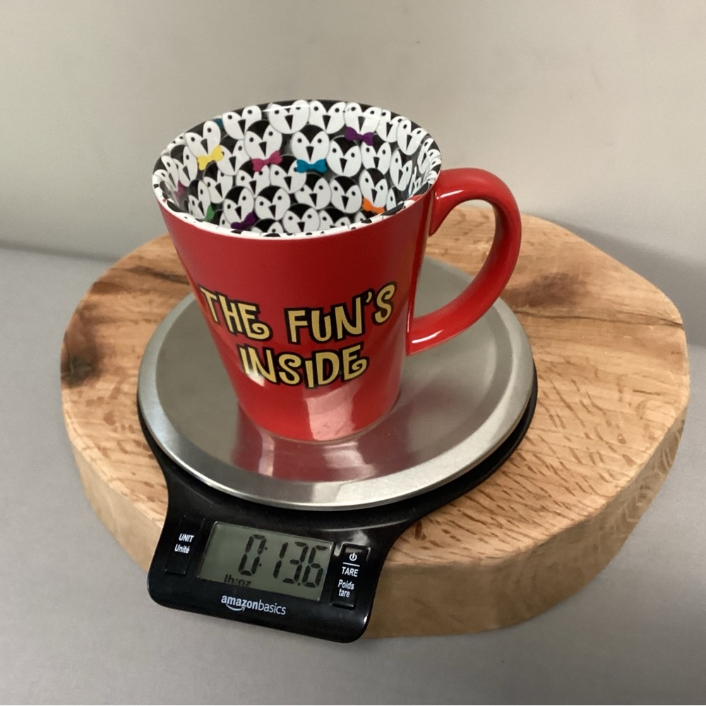 🔴 “The Fun’s Inside” Coffee / Tea / Beverage Mug / Cup - Ceramic - Excellent - Picture 13 of 13
